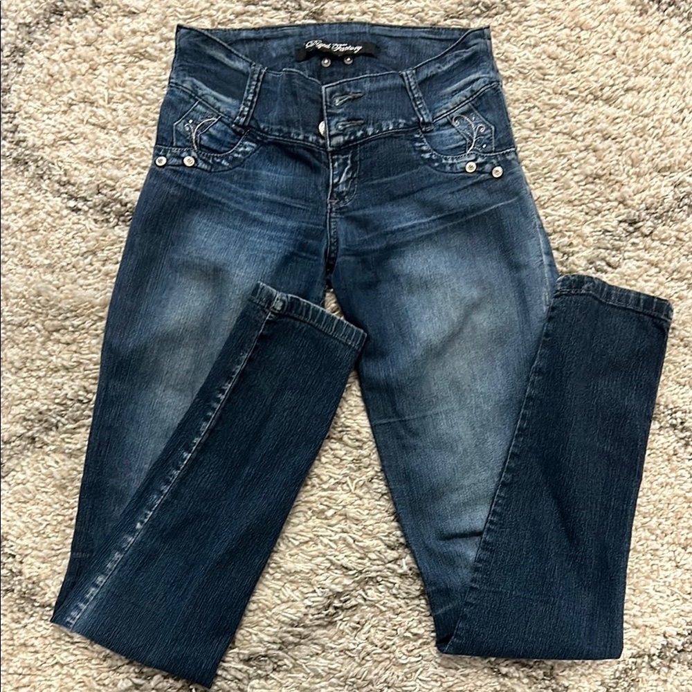 Butt Lifting Blue Colombian Women's Jeans